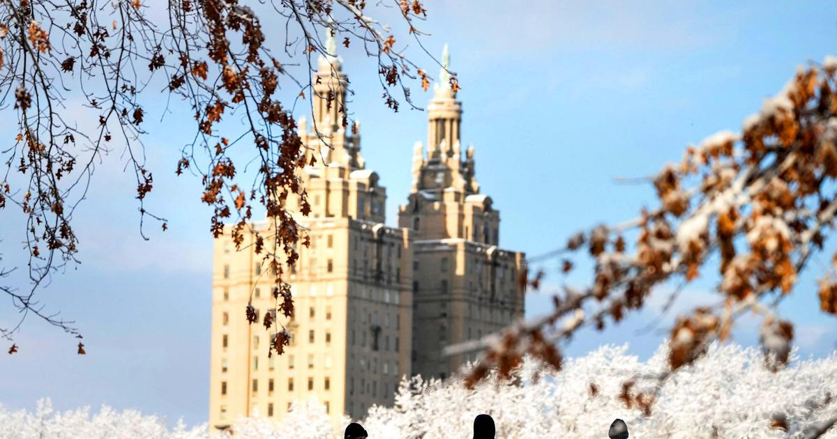 Když píseň „Já sním o Vánocích bílých“ ožije: projděte se zasněženým Central Parkem 