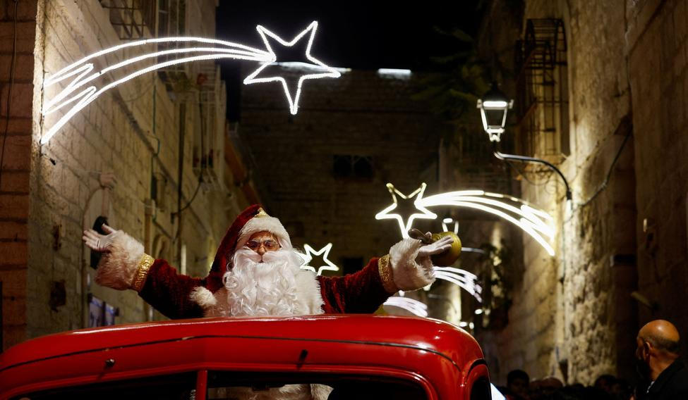 Vánoční přehlídka v Betlémě