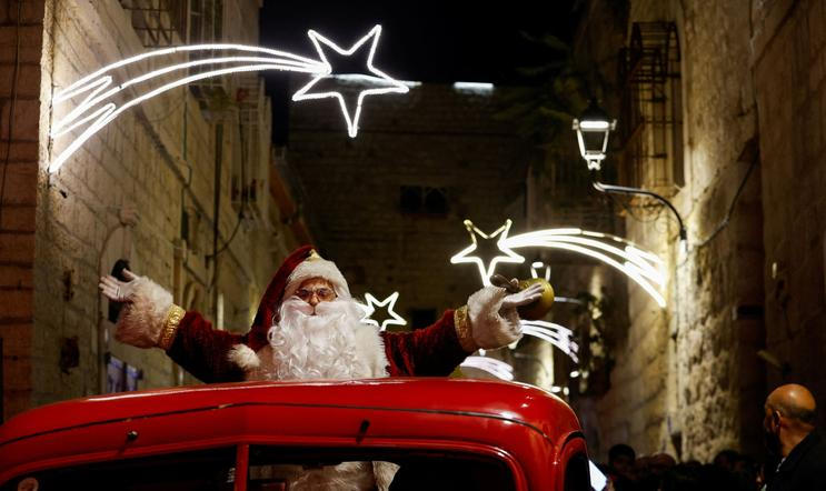 Vánoční přehlídka v Betlémě