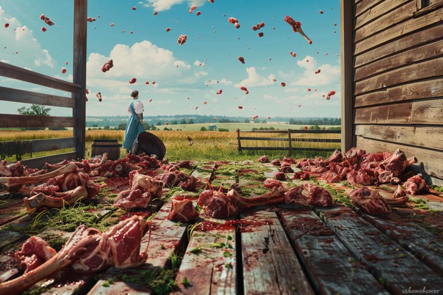 Zapomeňte na trakaře. Z nebe už „pršelo" syrové maso, stříbrné mince i tisíce žížal