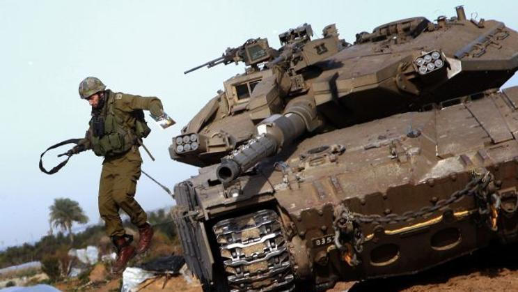 Izrael Gaza tank