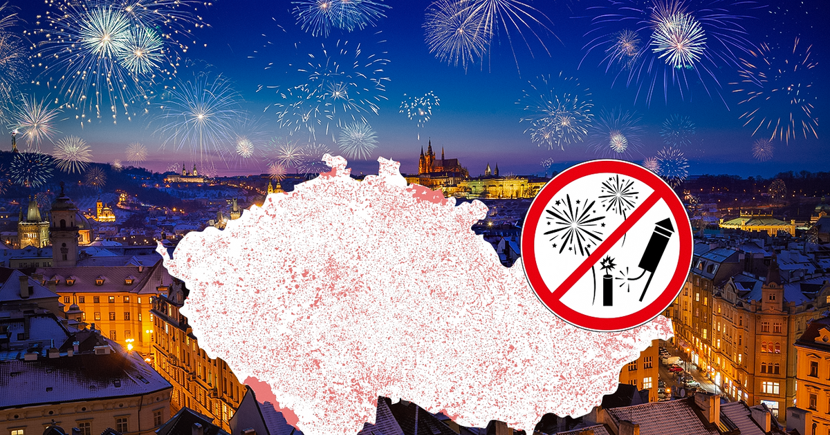 Detailní mapa zákazu ohňostrojů. Kde se v Česku nesmí odpalovat pyrotechnika