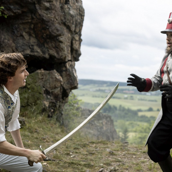 Oskar Hes jako princ Armin v pohádce Záhada strašidelného zámku.