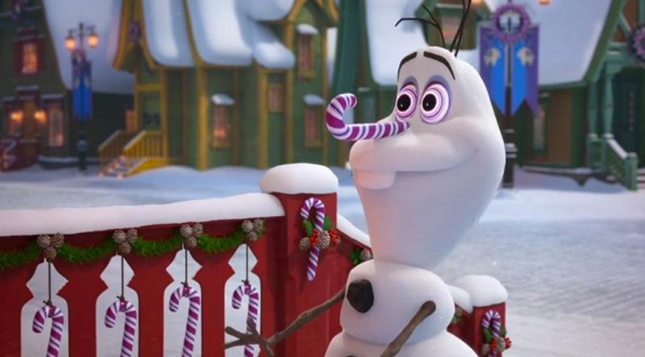 Animovaný film Ledové království: Vánoce s Olafem (2017).    