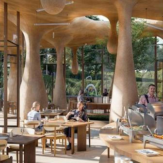 AMI resort ve Vietnamu, jehož design navrhovalo rovněž studio, které spoluzakládal Marek Obtulovič.