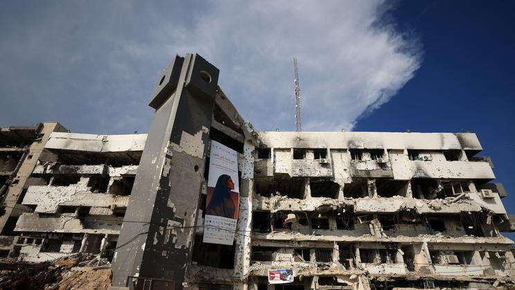 The Al-Shifa Medical Complex, which was heavily affected during the war, stands amid ongoing shortages of medical equipment and supplies in Gaza City