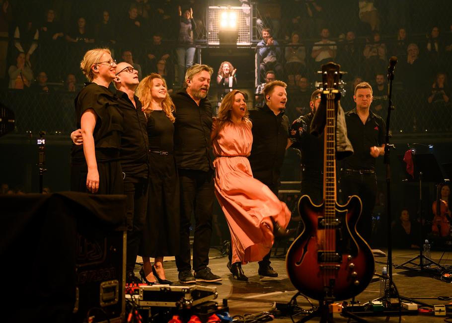 Zpěvačka Aneta Langerová během svého koncertu v pražské Nové Spirále 20. prosince 2025.