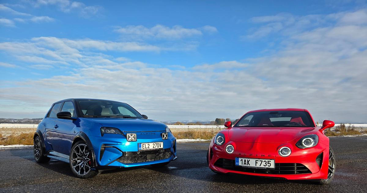 Může kabel nahradit benzinové burácení? První a poslední test dvou sporťáků Alpine