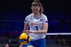 Ema Kneiflová v zápase Ligy národů