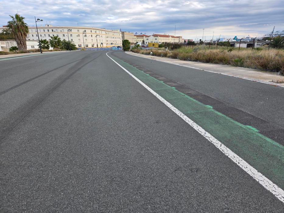 Okruh F1 ve Valencii koncem roku 2025