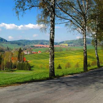 I okolí Písečné je krásné.