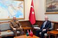Turkish Defence Minister Yasar Guler meets with Libya's army chief of staff Mohammed Ali Ahmed Al-Haddad in Ankara,