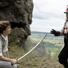Oskar Hes jako princ Armin v pohádce Záhada strašidelného zámku.
