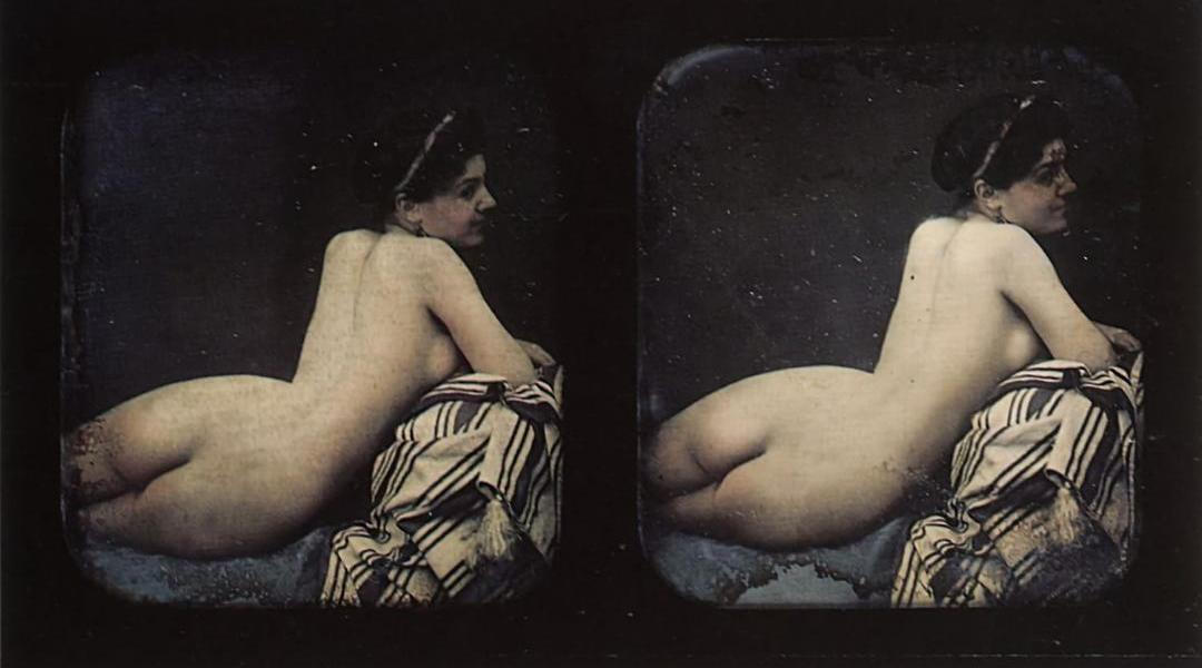 Historické stereofotografie, ilustrace k článku o knize Staré pověsti fotografické