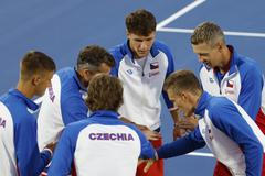 Petr Brunclík, Adam Pavlásek, Jakub Menšík, Tomáš Berdych, Jiří Lehečka, Tomáš Macháč, sportovec, tenista, reprezentant, kapitán