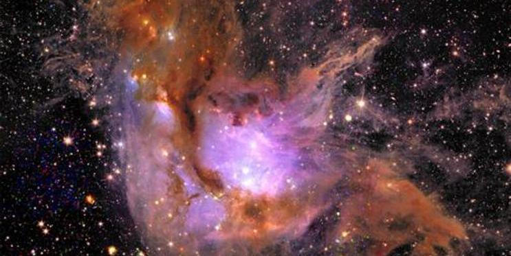 M78, nápadná mlhovina v souhvězdí Oriona, která může také evokovat koroptev.