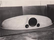 Ještě před Laminátkou dostal střešní díl ze sklolaminátu prototyp E 479.0. 