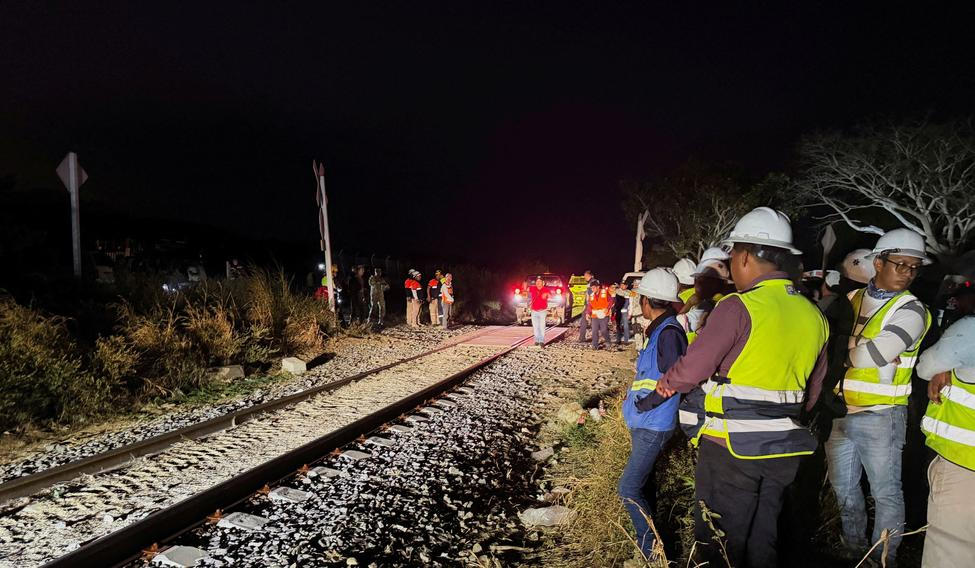 Vlakové neštěstí v Mexiku.