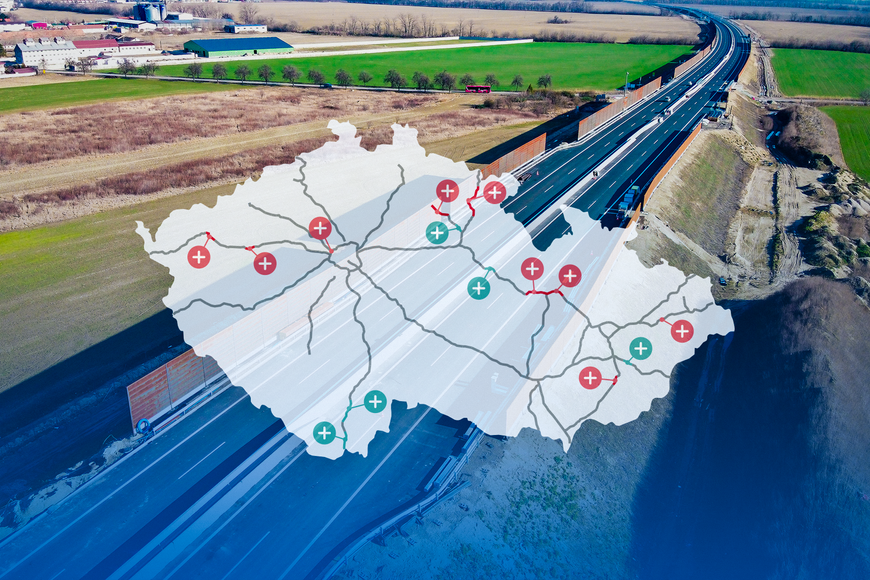 Rok 2026 na dálnicích: Nové přírůstky D3, D35 i D49, klíčová stavba v ohrožení