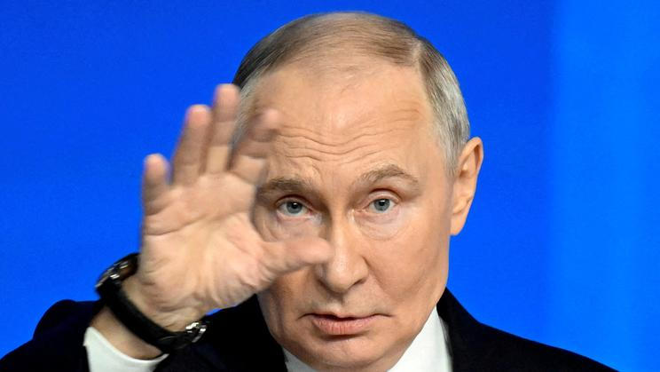 Russian President Putin holds the annual press conference in Moscow