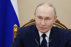 Russian President Putin chairs a meeting in Moscow