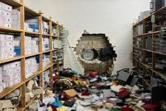 Thieves drilled into the vault of a Sparkasse savings bank in Gelsenkirchen