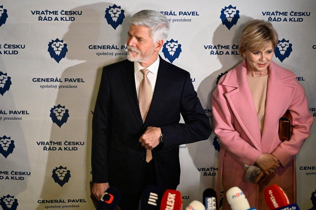Petr Pavel, prezidentský kandidát, Eva Pavlová, manželka, volební štáb