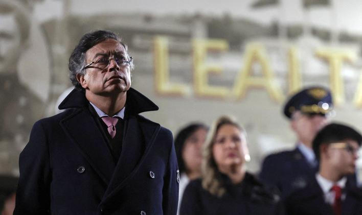 Military ceremony for promotions and presentation of the new military leadership in Bogota