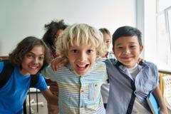 děti, škola, žáci, legrace