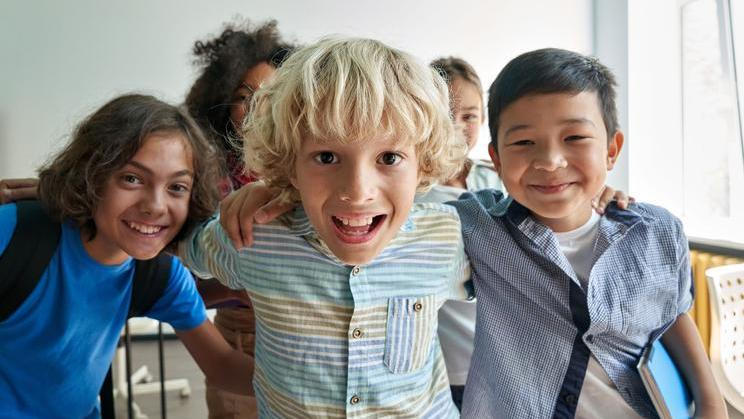 děti, škola, žáci, legrace