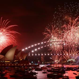 Oslavy příchodu Nového roku 2026 v Sydney