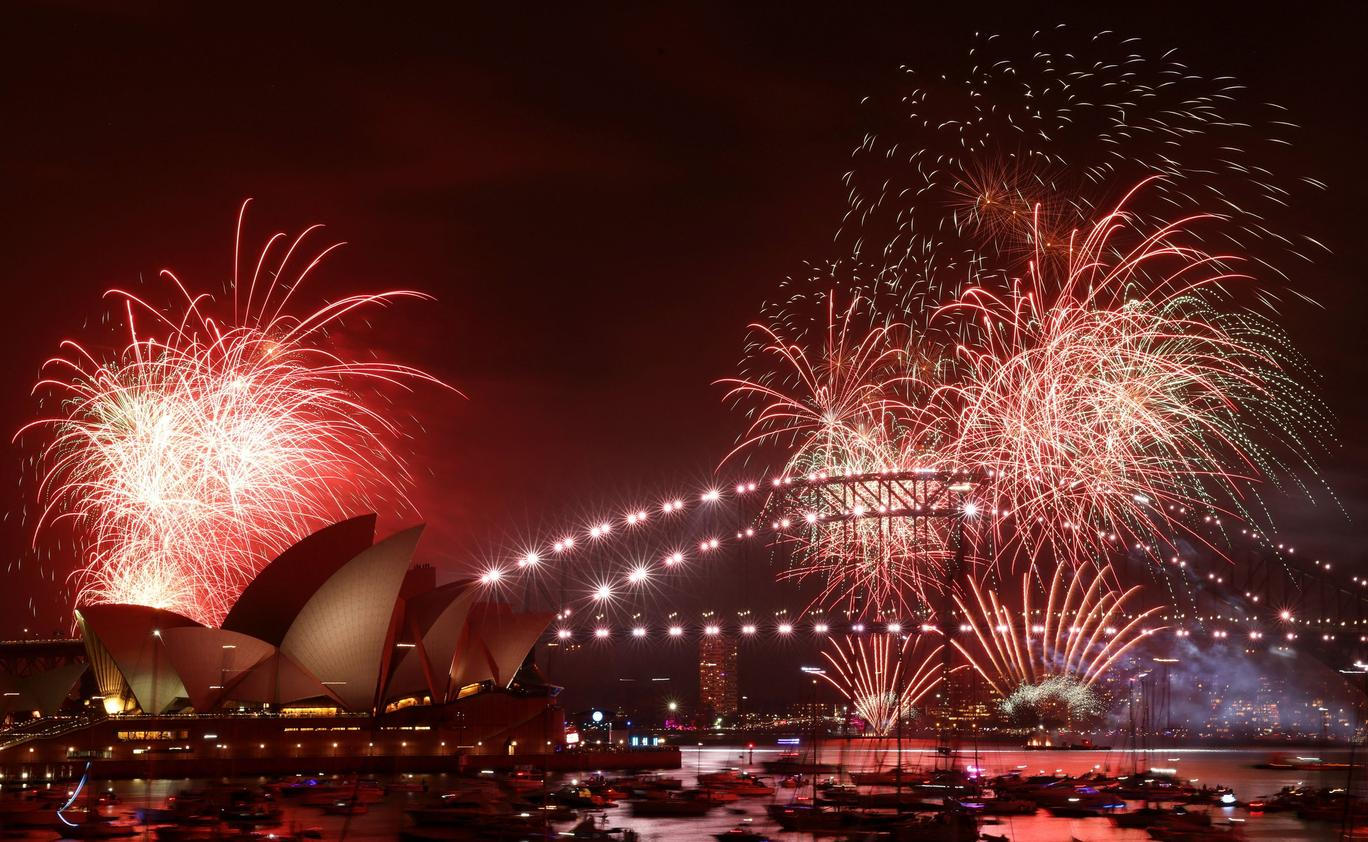 Oslavy příchodu Nového roku 2026 v Sydney