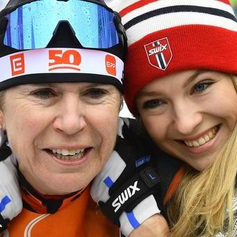 Lucie Neumannová s maminkou Kateřinou