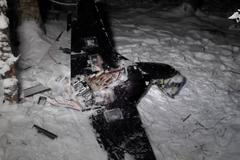 FILE PHOTO: Russian Defence ministry shows a downed drone following an alleged drone attack on Putin's residence