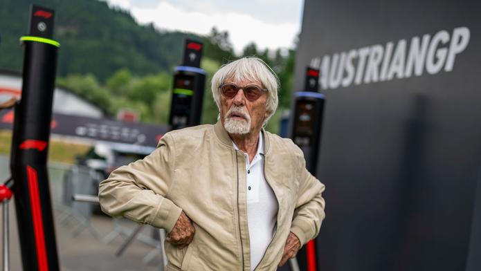 Bernie Ecclestone během Velké ceny Rakouska F1 2025