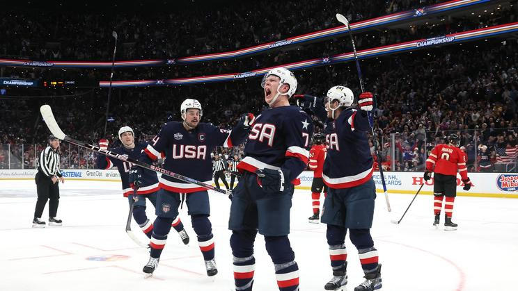 Radost Američanů na Turnaji čtyř zemí