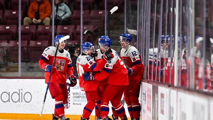 Česká radost v utkání proti Švýcarsku