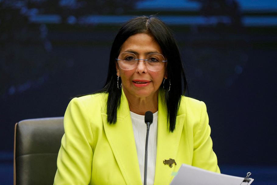 Venezuelská viceprezidentka Delcy Rodríguezová na archivním snímku