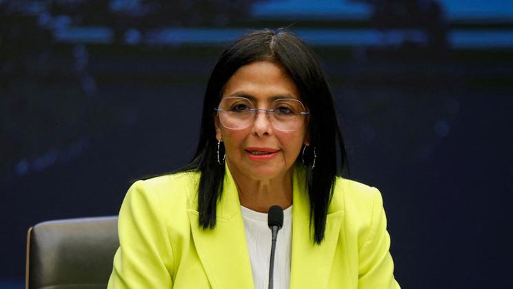 Venezuelská viceprezidentka Delcy Rodríguezová na archivním snímku