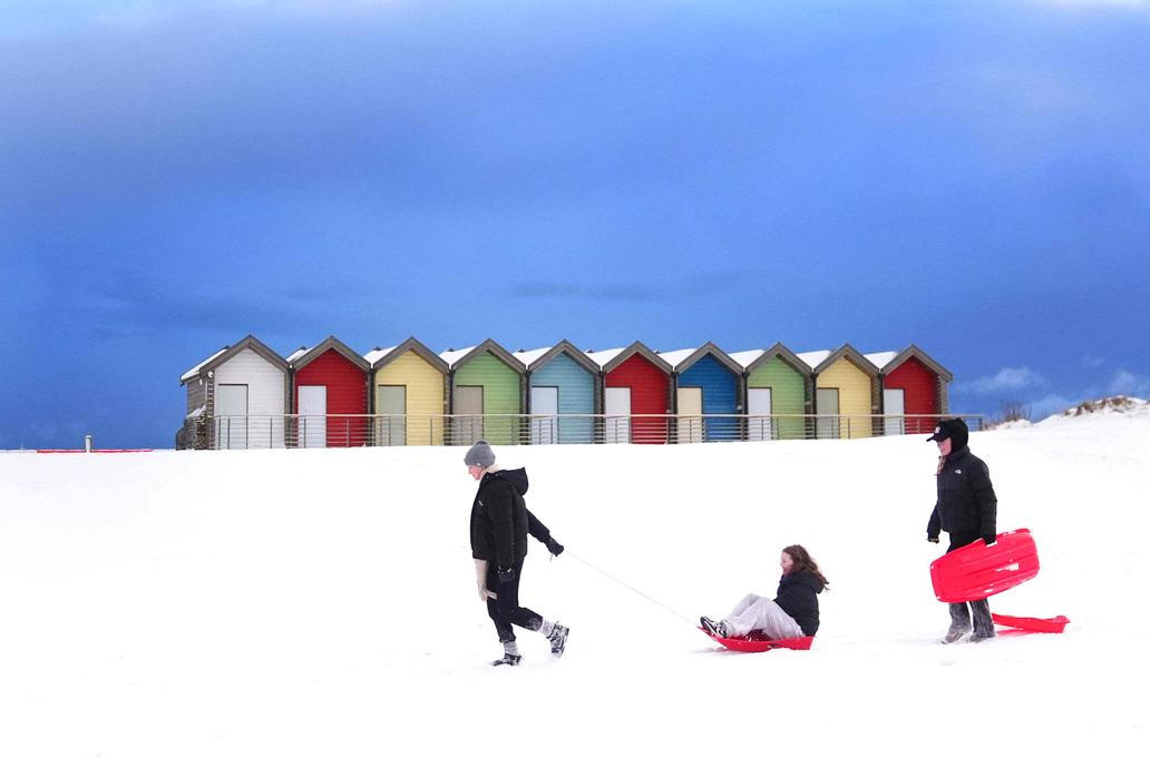 Evropa v zimním hávu: sníh, zpoždění a fotky, které stojí za to