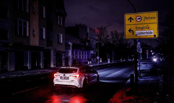 Blackouts in Berlin, Germany - 04 Jan 2026