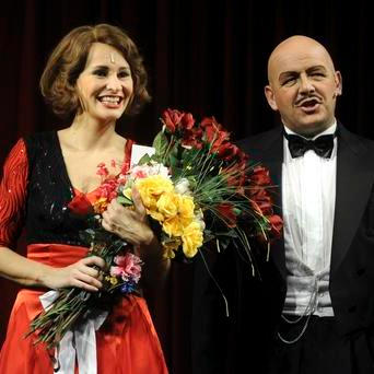 Pavel Nečas a Monika Absolonová