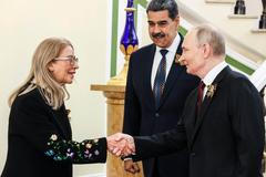 President Putin meets with foreign leaders