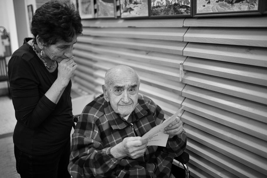 Valtr Kraus a jeho dcera Eva. 