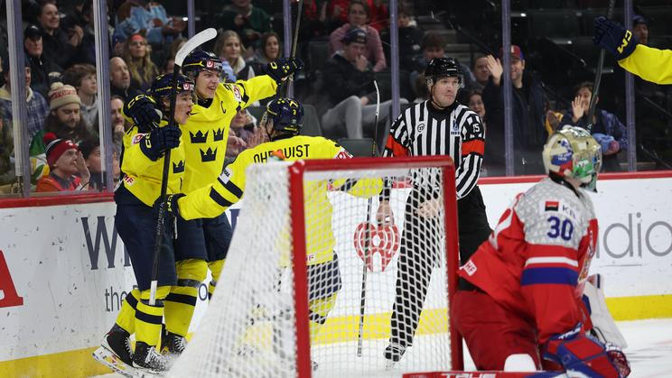 World Juniors Sweden Czechia Hockey