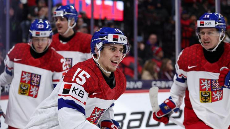 Vojtěch Čihař, hokejista, sportovec, World Juniors Canada Czechia Hockey