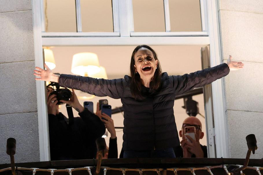 Nobelova cena laureátka Maria Corina Machadová Machado Trump Venezuela Opozice