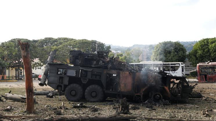 U.S. strikes Venezuelan capital