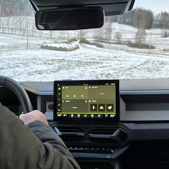 Dacia Bigster v zimním terénu