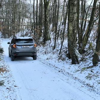 Dacia Bigster v zimním terénu